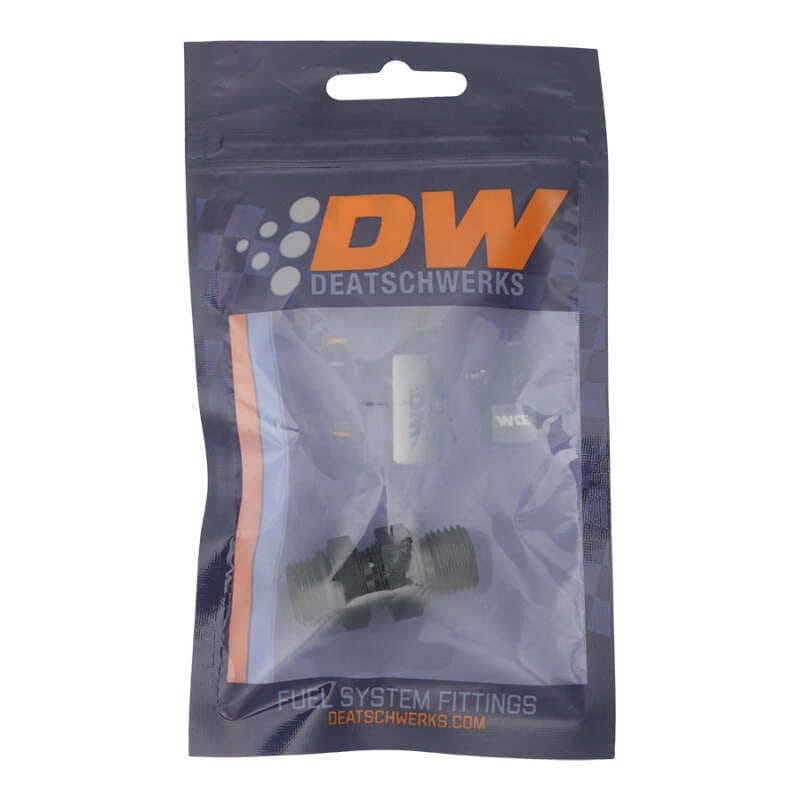 DeatschWerks 6AN ORB Male to 6AN ORB Male Swivel Adapter - Anodized Matte Black thumbnail 2