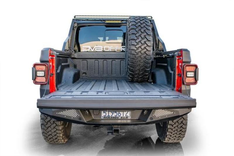 DV8 Offroad 2019+ Jeep Gladiator Universal Stand Up In-Bed Tire Carrier thumbnail 3
