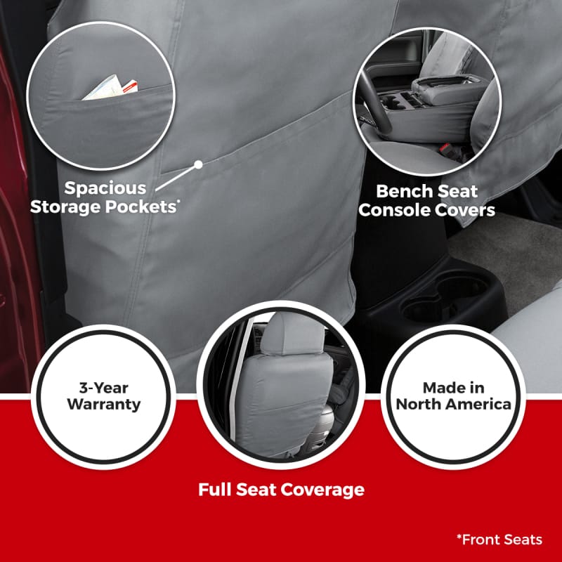 Covercraft Endura Waterproof Polyester SeatSaver Custom Front Row Seat Covers - SS2365WFBK