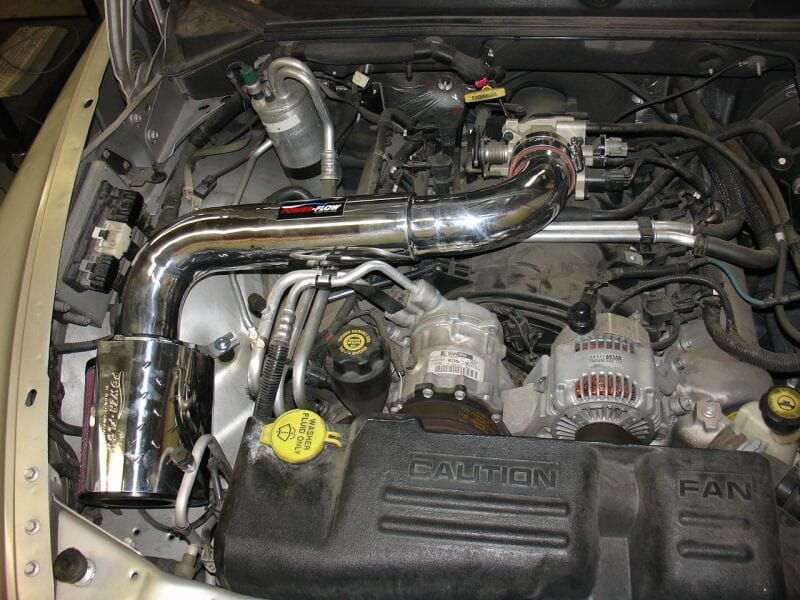 Injen 00-04 Dakota 4.7L V8 (w/o Cruise Control) Power-Flow (incl. Diamond plate heat shield) Polishe thumbnail 2