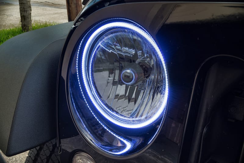 Oracle Jeep Wrangler JK 07-17 LED Waterproof Halo Kit - White
