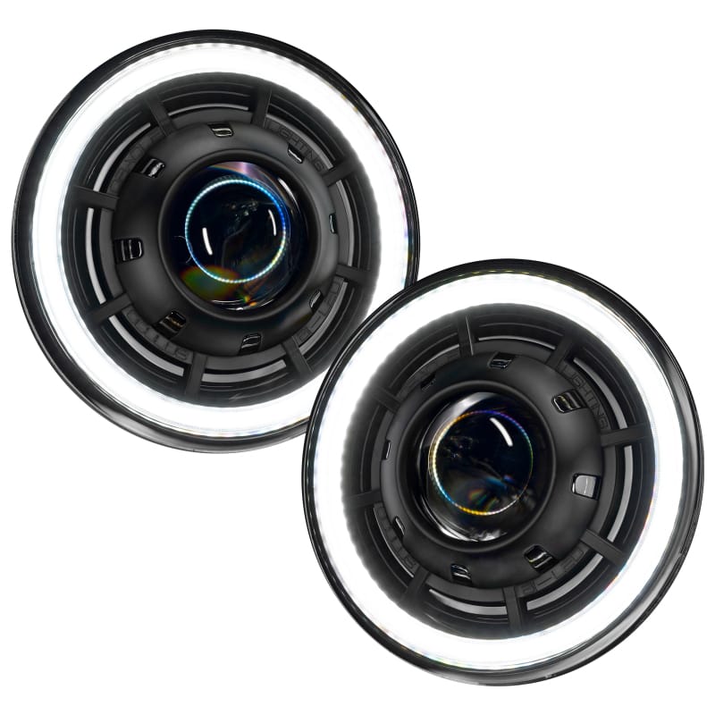ORACLE Lighting 0718 Jeep Wrangler JK Oculus 7in Switchback Bi-LED Projector Headlights thumbnail 2
