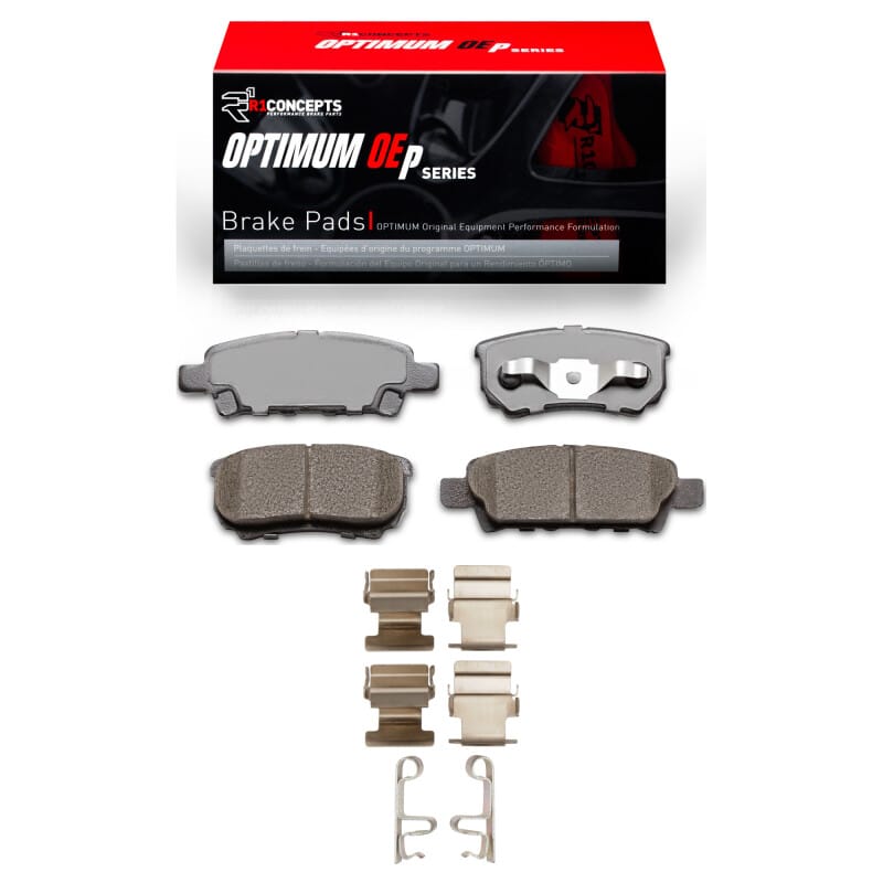R1 04-17 Chrysler Sebring Rear Optimum OE Brake Pads & Hardware Kit