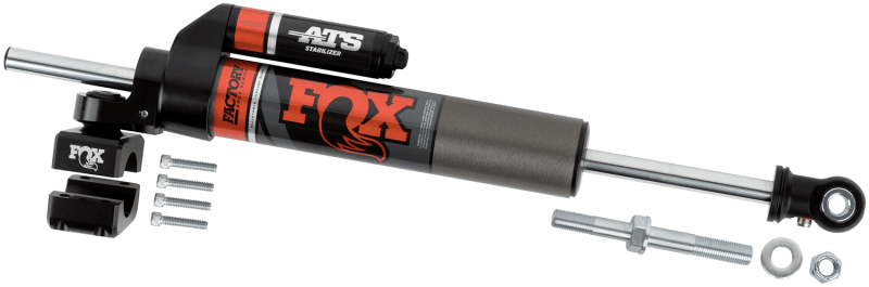 Fox 2007+ Jeep JK 2.0 Factory Series ATS Steering Stabilizer 22.15in Ext L - Orange Heritage Logo thumbnail 3