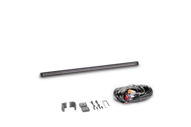 Go Rhino Xplor Flash Series Single Multi Function LED Light Bar (Track Mount) 20in. - Blk