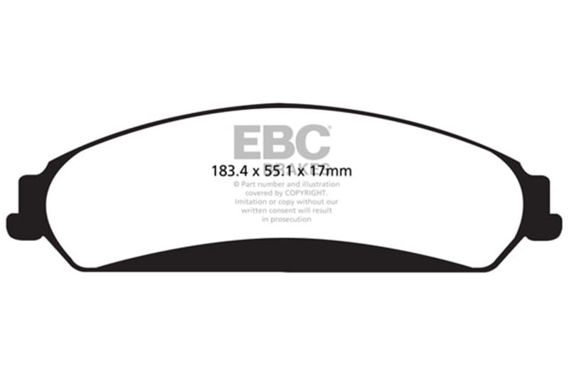 EBC 2011+ Chrysler 300C 5.7L Bluestuff Front Brake Pads thumbnail 4