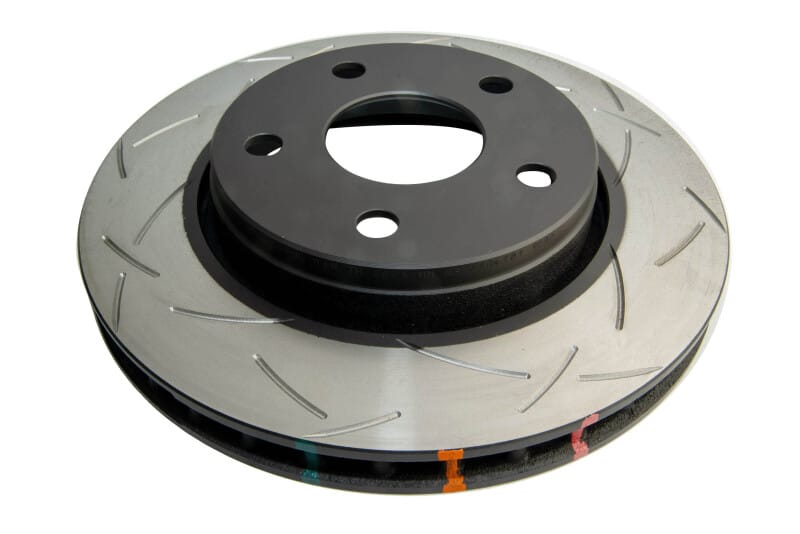 DBA 07-09 Jeep Wrangler JK Front Slotted 4000 Series Rotor