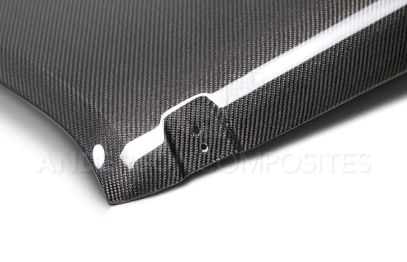 Anderson Composites 07-12 Jeep Wrangler Type-OE Hood thumbnail 4