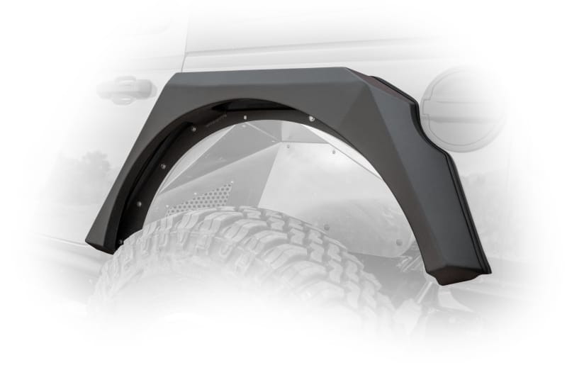 DV8 Offroad 2018+ Jeep Wrangler JL Armor Fenders w/ LED Turn Signal Lights thumbnail 2