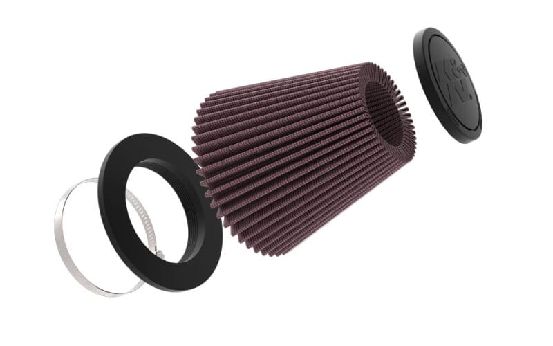 K&N Universal Clamp-On Air Filter 6in Base x 3.5in Top x 6.3125in H thumbnail 3
