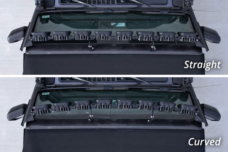 Diode Dynamics Jeep JL SS5 Sport CrossLink Windshield - White Combo Lightbar Kit thumbnail 5
