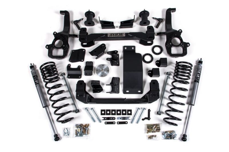 Zone Offroad 2025 Ram 1500 4WD 6in Front 5in Rear Susp. Lift System - Std Bore - Fox Adv Rear Shocks