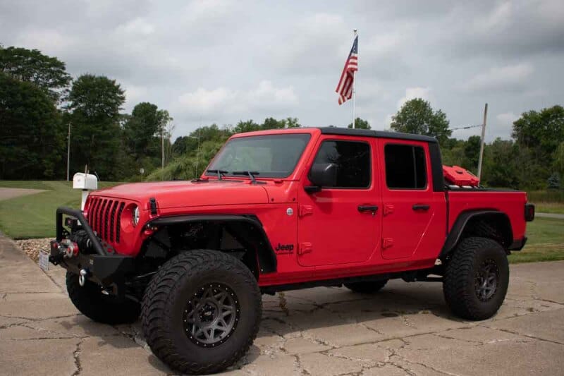 Fishbone Offroad 2020+ Jeep Gladiator Bed Storage Rack Steel Powdercoat thumbnail 3