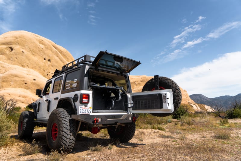 Body Armor 4x4 2007+ Jeep Wrangler JK JL Unlimited Interior Cargo Rack thumbnail 4