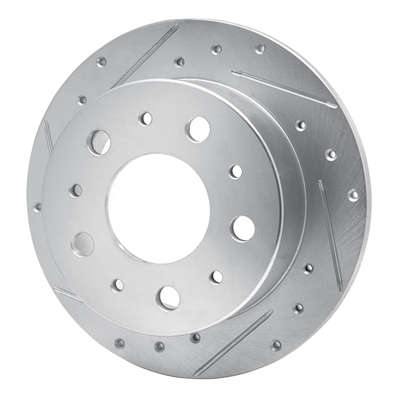 R1 14-21 Ram Promaster 2500 Rear Left Drilled & Slotted Silver Brake Rotor - 631-40115L