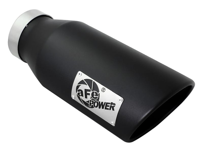 aFe MACHForce XP 4in Exhausts Cat-Back SS Side Exit 14-17 Dodge Ram 2500 V8-6.4L Hemi w/ Black Tips thumbnail 2