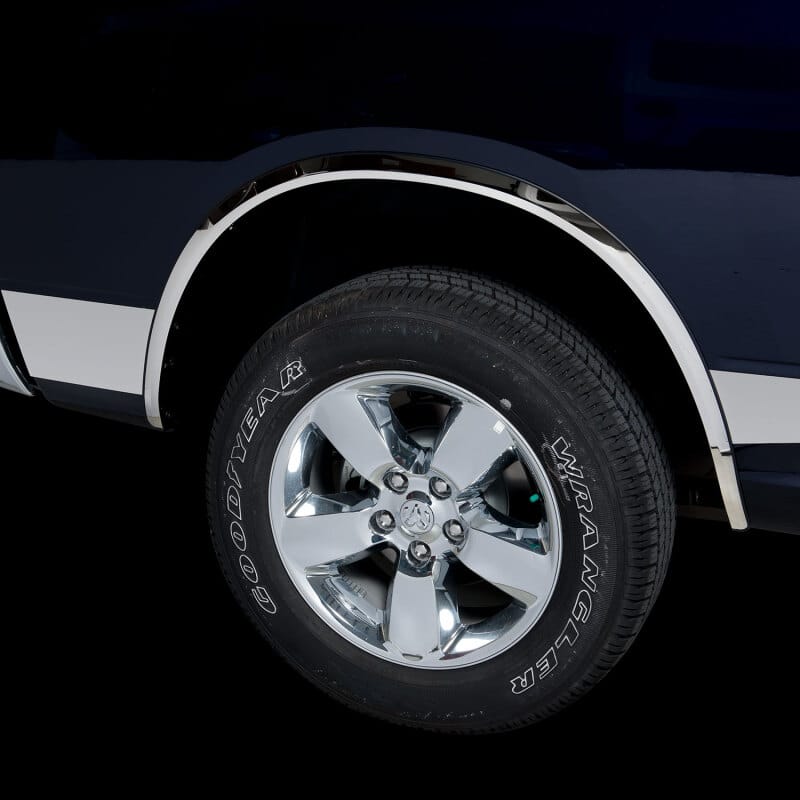 Putco 03-08 RAM Quad Cab 8ft Long Box - 8in Wide 12pcs Stainless Steel Rocker Panels thumbnail 4