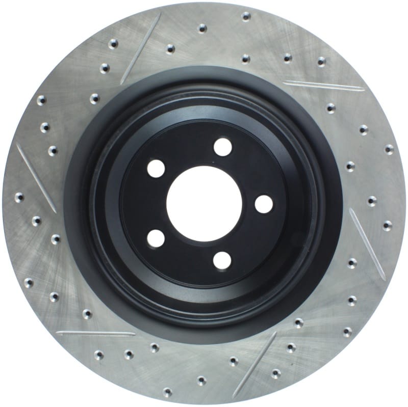 StopTech SportStop 06-09 Chrysler SRT-8 Rear Left Drilled & Slotted Rotor thumbnail 2
