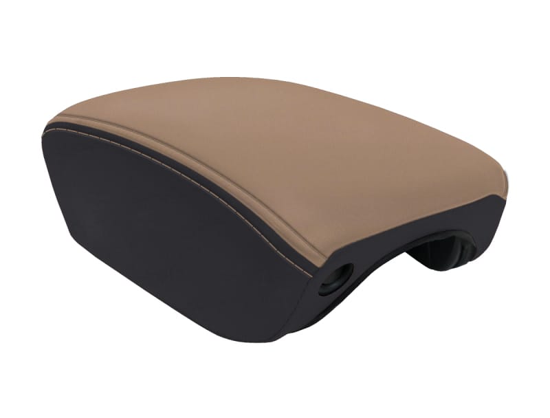 PRP 2018+ Jeep Wrangler JL / Jeep Gladiator JT Center Console Cover - Black/Tan