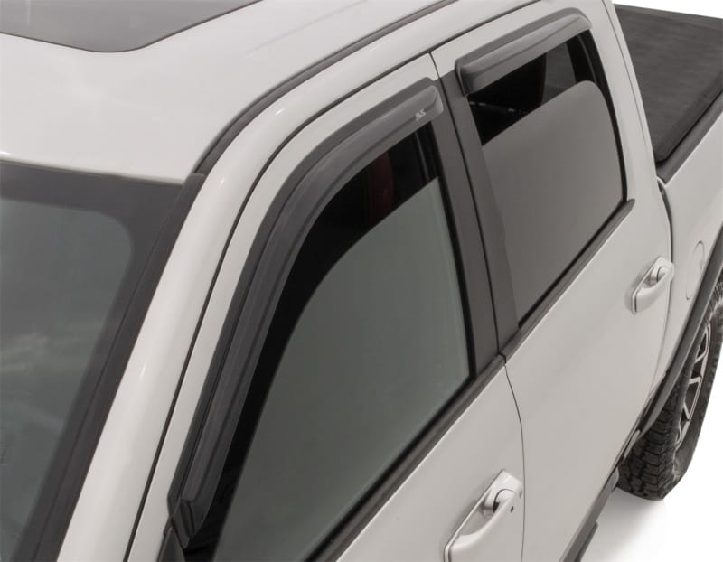 AVS 2019 RAM 1500 Crew Cab Ventvisor Outside Mount Front & Rear Window Deflectors 4pc - Smoke thumbnail 2
