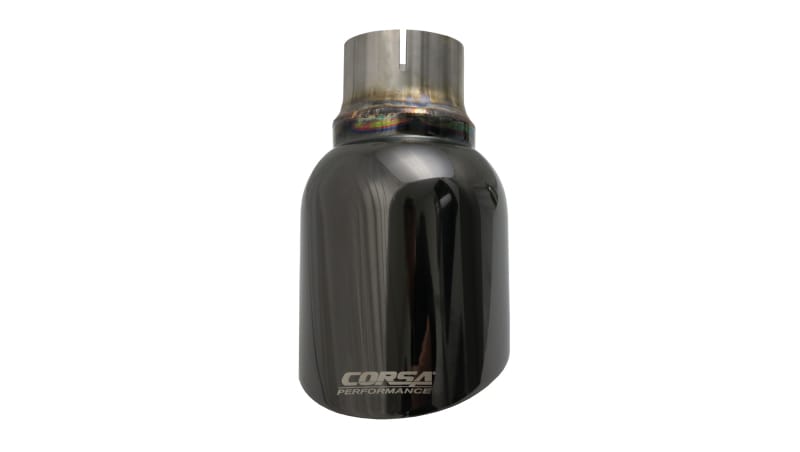 Corsa 2011-2024 Single Universal 2.5in Inlet / 4.5in Outlet Black PVD Pro-Series Tip Kit thumbnail 2
