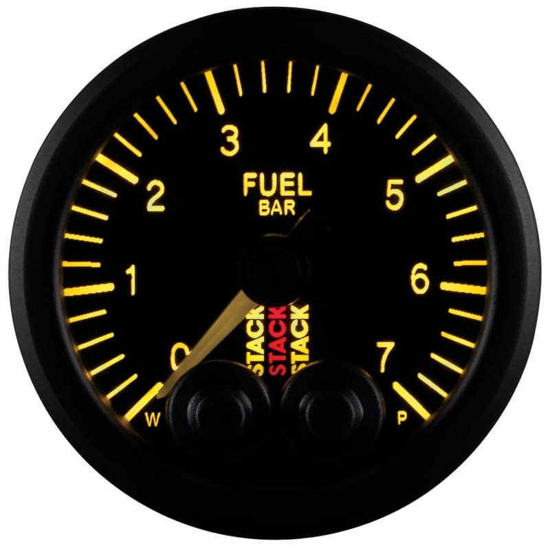 Autometer Stack 52mm 0-7 Bar M10 Male Pro-Control Fuel Pressure Gauge - Black thumbnail 9
