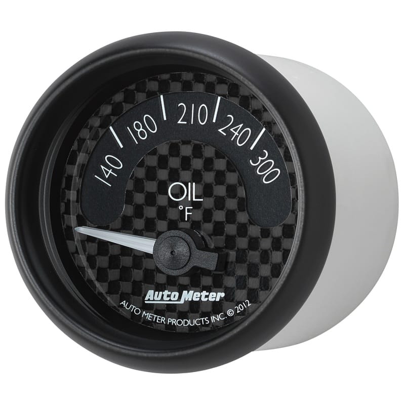 Autometer GT Series 52mm Short Sweep Electronic 140-300 Deg F Oil Temperature thumbnail 2