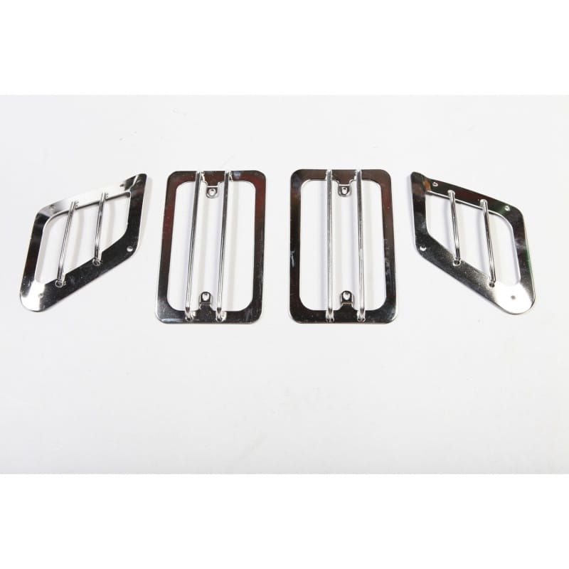Rugged Ridge 97-06 Jeep Wrangler TJ Stainless Steel Side Marker / Turn Signal Euro Guard Set thumbnail 3