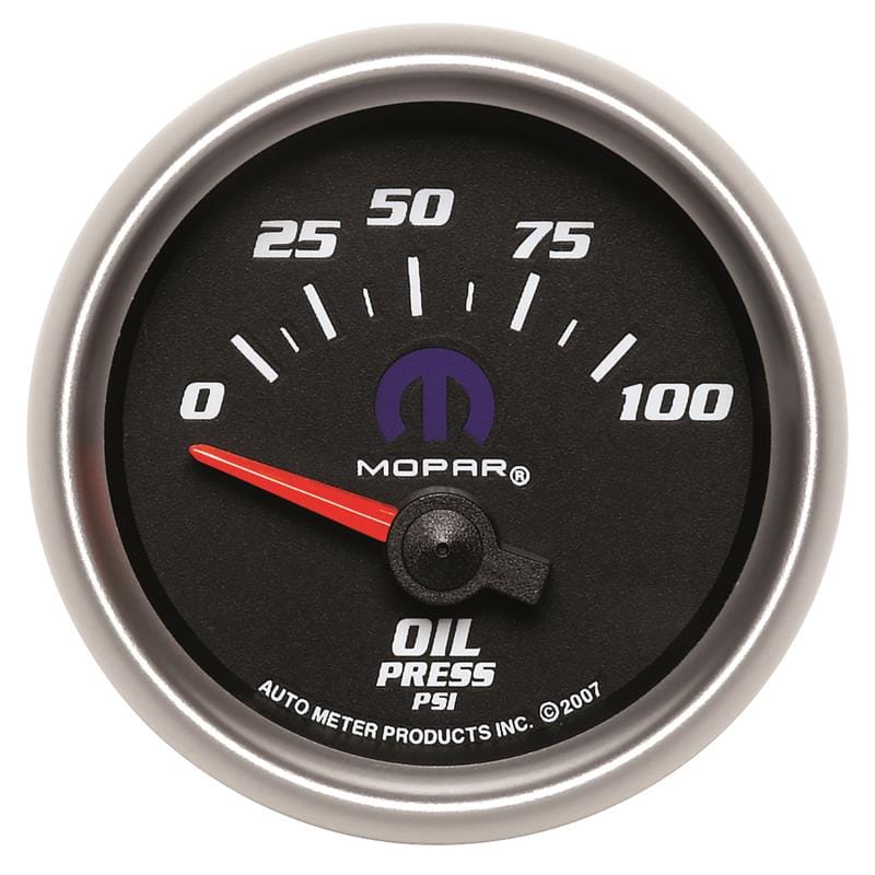 Autometer Mopar 52.4mm SSE 0-100 PSI Oil Pressure Gauge