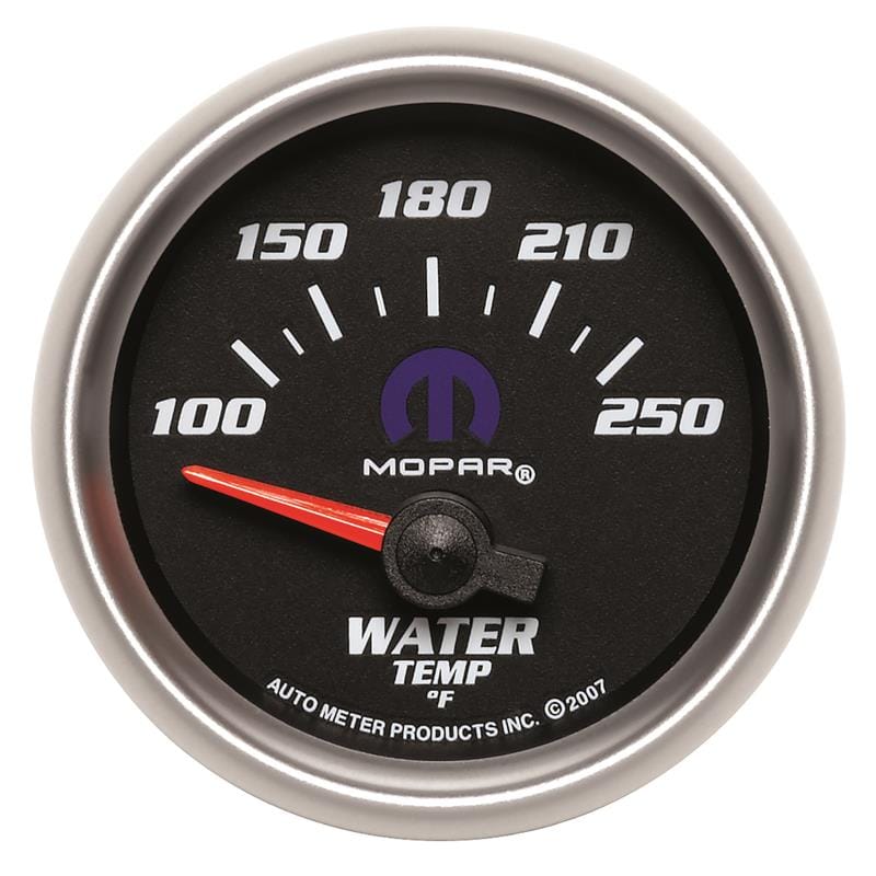 Autometer Mopar 52.4mm SSE 100-250 Degree F Water Temperature Gauge - 880016
