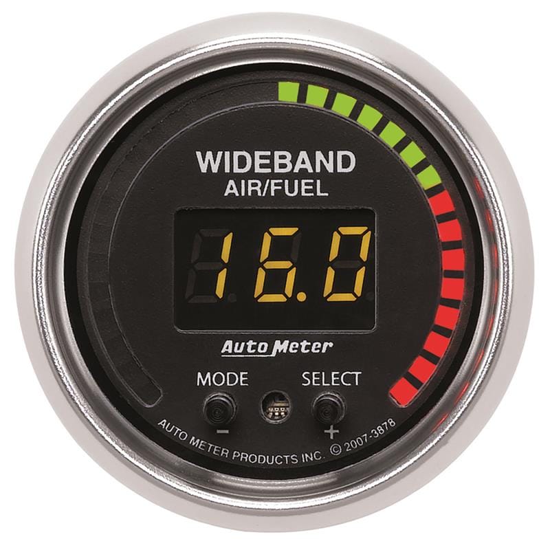 Autometer GS 52mm AFR or LAMBDA Digital Wideband Air/Fuel Ratio PRO Wideband A/F Kit