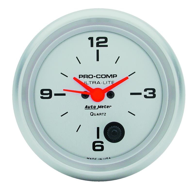 Autometer Ultra-Lite 66.7mm 12V Short Sweep Electronic Clock