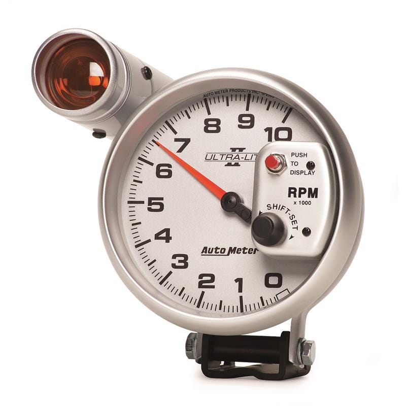 Autometer Ultra-Lite II 5 Inch 10000 RPM Tach w/ Shift Light