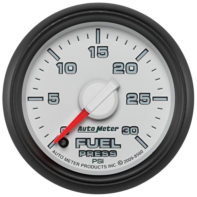 Autometer Factory Match 52.4mm Full Sweep Electronic 0-30 PSI Fuel Pressure Gauge