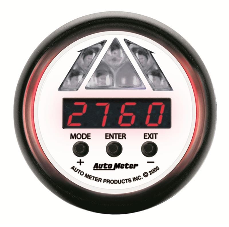 Autometer Phantom 2-1/16in Digital Pro Shift System Shift Light Level 1 Gauge