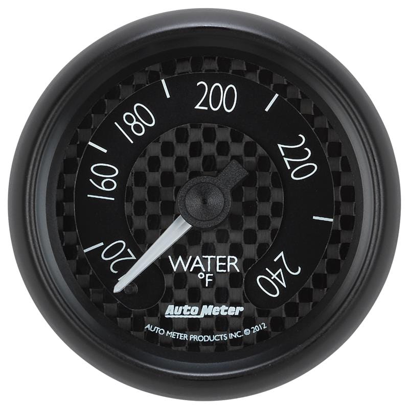 Autometer GT Series 52mm Mechanical 120-240 Deg F Water Temperature Gauge