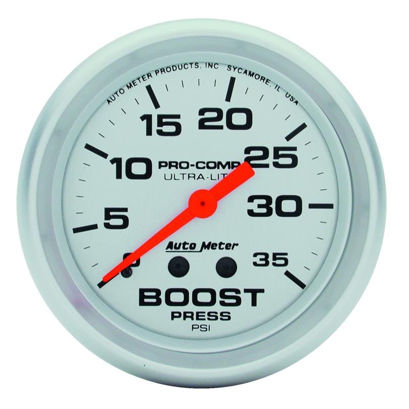 Autometer Ultra-Lite 2 5/8in Mechanical Boost Gauge