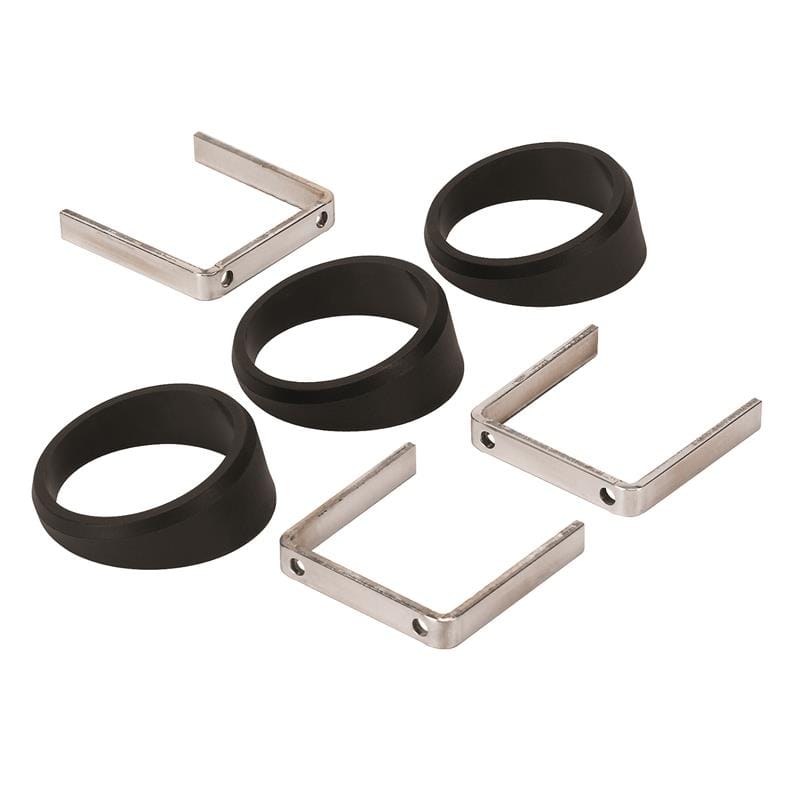 Autometer or Autogage 2-1/16in Black Angle Rings -- 3 Pack