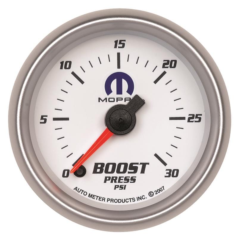 Autometer Mopar 52.4mm FSE 0-30 PSI Boost Gauge - 880034
