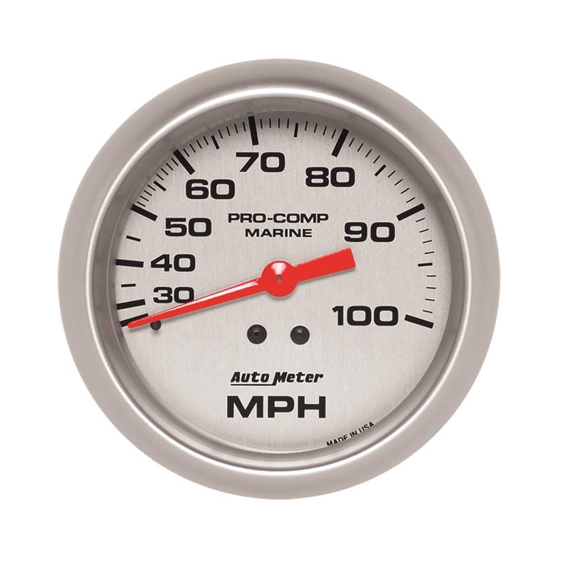 Autometer Marine Silver Mechanical Speedometer