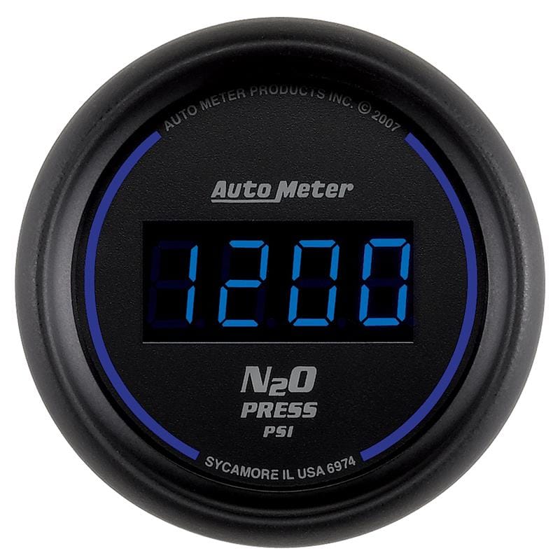 Autometer Ultra-Lite 2-1/16in 1600 PSI Digital Nitrous Pressure Gauge - Black