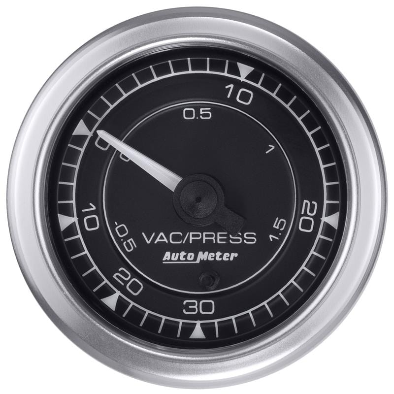 Autometer Chrono 2-1/16in 30INHG-30PSI Vacuum/Boost Gauge