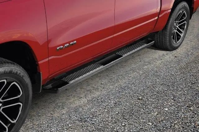 Cab Length Running Boards, Quad Cab, Gloss Black