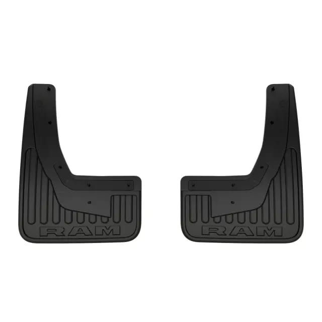 Heavy Duty Rubber Splash Guards, Front For Vehicles With Production Fender Flares