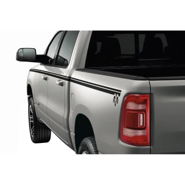 Black Bodyside Graphic - Crew Cab with 6' 4" Bed