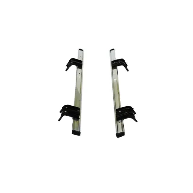 Stainless Steel Tubular Side Steps - Wheel-To-Wheel Length - Crew Cab With 5' 7" Bed